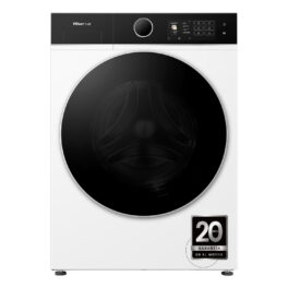 Lavadora carga frontal - Hisense WF5I9043BWFS, 9 kg, 1400 rpm, 18 programas, Fondo reducido 47cm, Programa Mascotas, Blanco