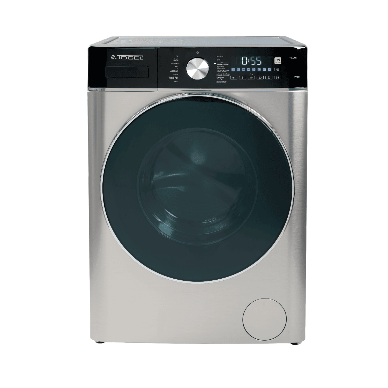 Lavadora carga frontal - JOCEL JLR014764, 9 kg, 16 programas, Gris