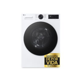Lavadora carga frontal - LG F2X50S8TLB, 8 kg, 12 programas, Blanco