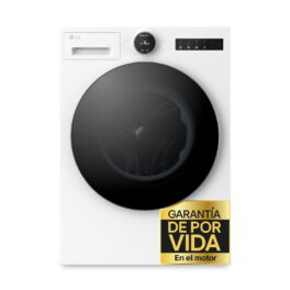 Lavadora carga frontal - LG F4X7009TWS, 9 kg, 1400 rpm, 23 programas, TurboWash 360º, Selector LCD, Clase A-40%, Blanco