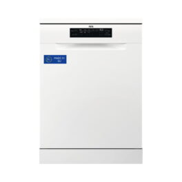 Lavavajillas - AEG FFB74927ZW, 14 servicios, 8 programas, 60 cm, AirDry, Bandeja MaxiFlex, Blanco