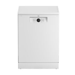 Lavavajillas - Beko BDFN26640WC, 16 servicios, 6 programas, 60 cm, Tercera bandeja, Corner Intense, Fast+, Blanco