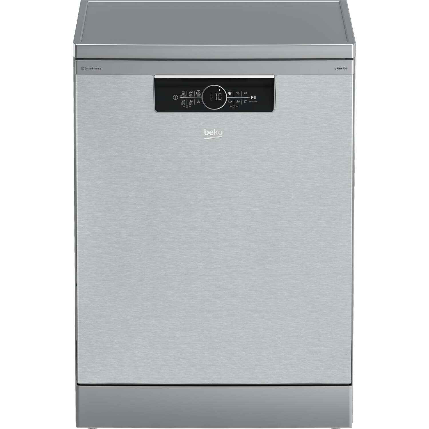 Lavavajillas - Beko BDFN36650XC, 16 Servicios, 11 Programas, 60 cm, Tercera bandeja, CornerIntense, DeepWash, Inox