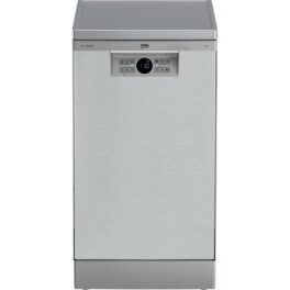 Lavavajillas - Beko BDFS26020XQ, 10 Servicios, 6 Programas, 45 cm, AquaIntense, Motor ProSmart, Inox