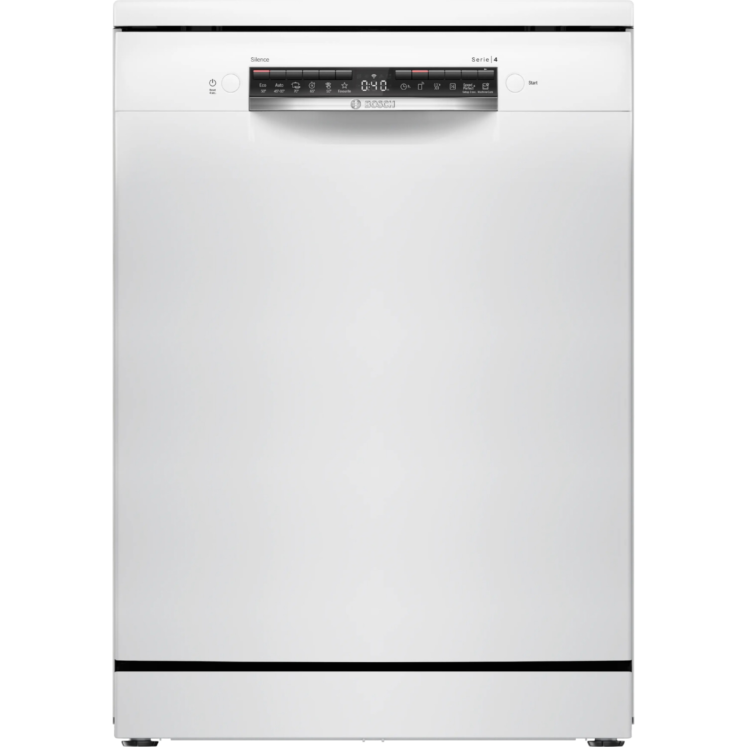Lavavajillas - Bosch SMS4HVW14E, Serie 4, 14 servicios, 6 programas, 60 cm, Blanco