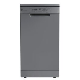 Lavavajillas - Candy Brava CDPH 2L1049S, 10 servicios, 5 programas, 45 cm, Programa rápido 39' min, Inox