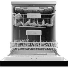 Lavavajillas libre instalación 60 cm - CECOTEC 2776 BOLERO AGUAZERO 6200 INOX D, 14 servicios, 6 programas, 60 cm, Plateado