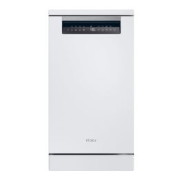 Lavavajillas - Haier I-Pro Shine Series 5 XF1C3TB1FW, 11 servicios, 8 programas, 45 cm, Motor Inverter, Wi-Fi, Blanco