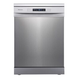 Lavavajillas - Hisense HS622E10X, 13 servicios, 7 Programas, 59.8 cm, Media carga, Inox