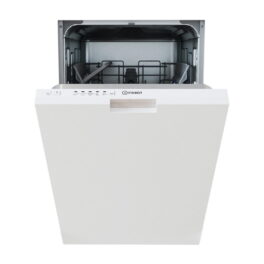 Lavavajillas integrable 45 cm - INDESIT DI9E 2B10, 9 servicios, 5 programas, 44,8 cm, Blanco