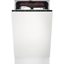 Lavavajillas integrable 45 cm - AEG FSE73507P, 10 servicios, 7 programas, 446 mm, Blanco