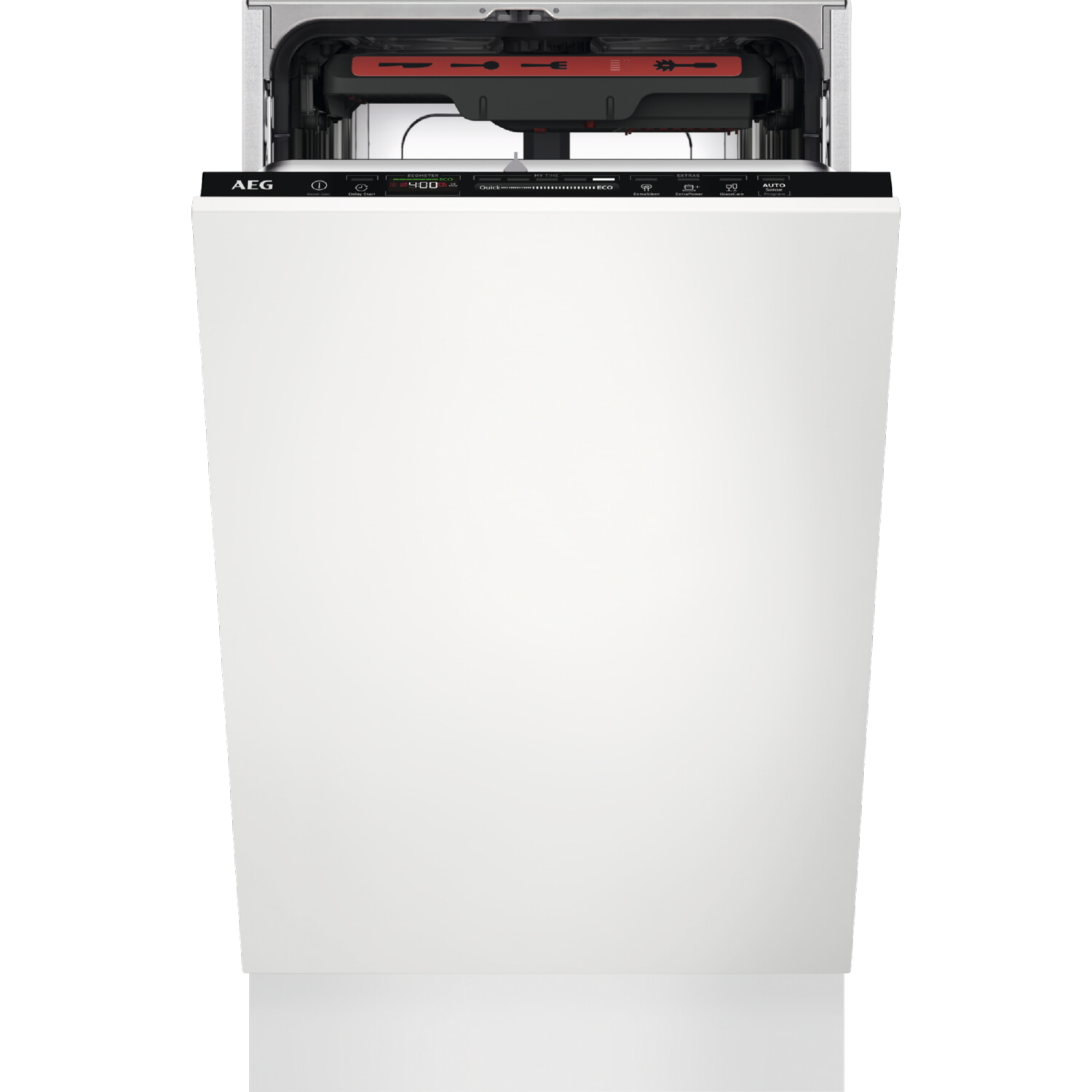 Lavavajillas integrable 45 cm - AEG FSE73507P, 10 servicios, 7 programas, 446 mm, Blanco