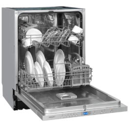 Lavavajillas integrable 60 cm - EXQUISIT EGSP2113-E-030E, Clase energética E, programa rápido 30 min, 598 mm, Plata