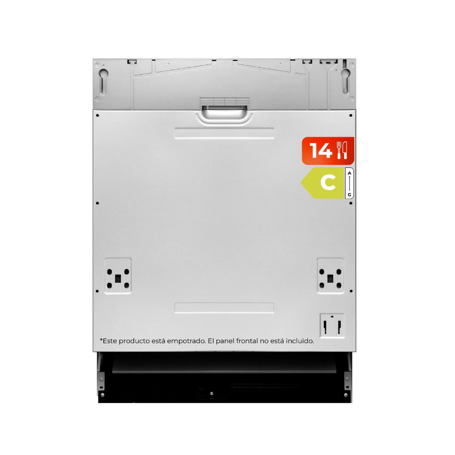 Lavavajillas integrable 60 cm - EVVO Di.2 PRO, 8 programas, 59,8 cm, Inox