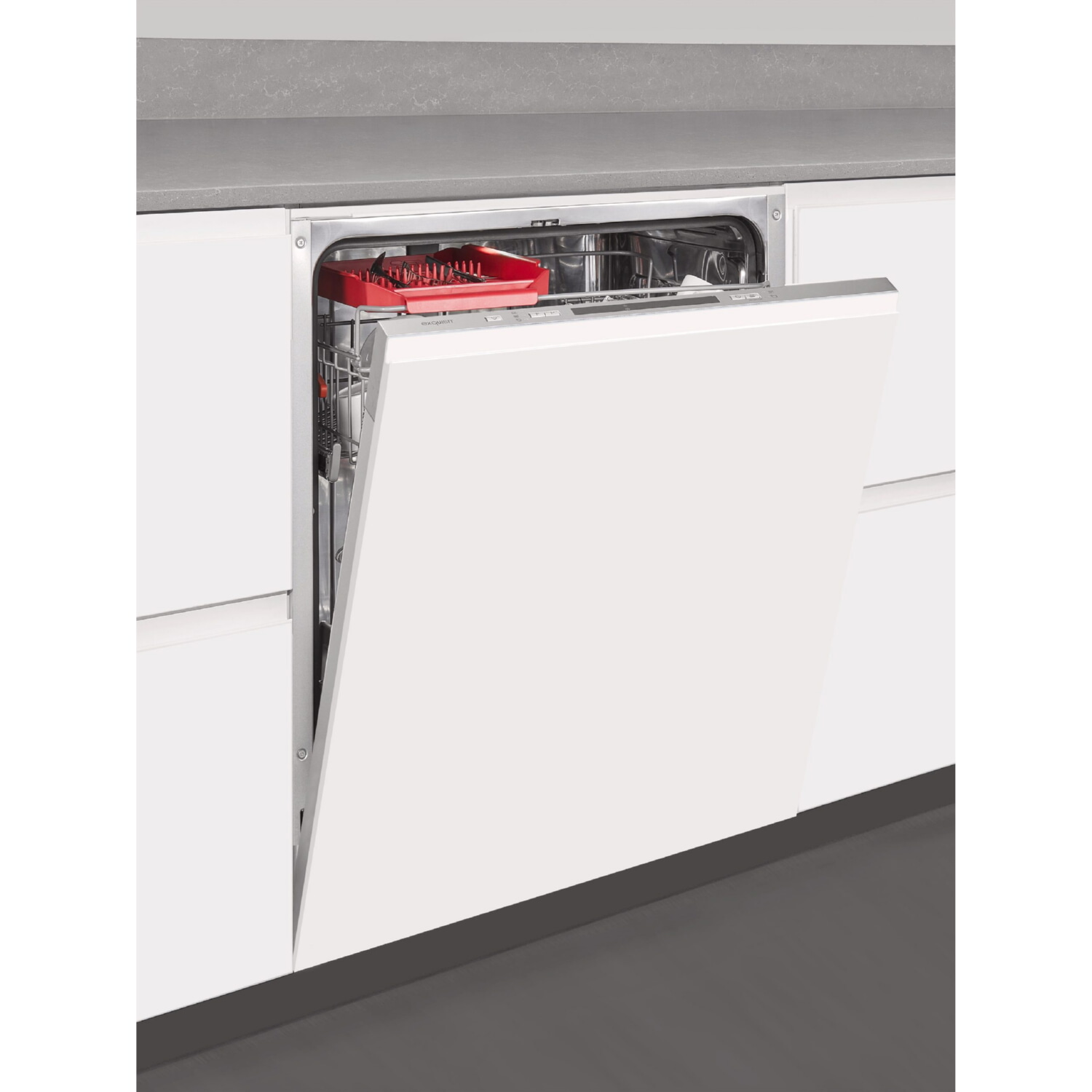 Lavavajillas integrable 60 cm - EXQUISIT EGSP9614-E-031B, 14 servicios, 8 programas, 598 mm, No aplicable