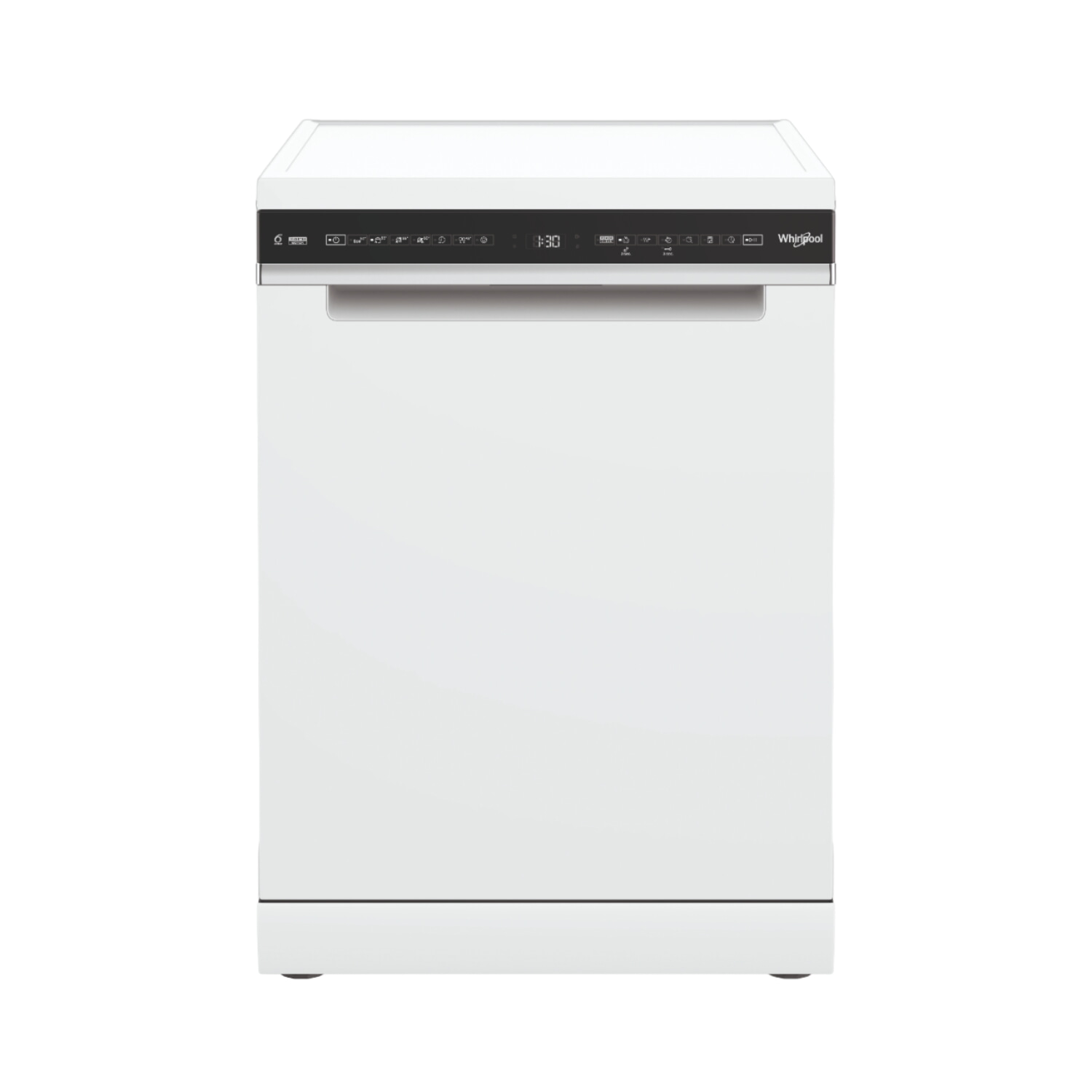 Lavavajillas libre instalación 60 cm - WHIRLPOOL W7F HS51, 15,0 servicios, 8,0 programas, 60 cm, Negro