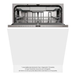 Lavavajillas integrable - Hisense HV16D5, 16 servicios, 6 programas, 59.8 cm, Cestas flexibles, Tres programas, Sin Panelar