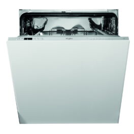 Lavavajillas integrable - Whirlpool WRIC 3C26, 14 servicios, 8 programas, 60 cm, Power Clean, 6th SENSE, Inox