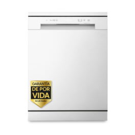 Lavavajillas - LG DF142FW, 14 servicios, 5 programas, 60 cm, QuadWash, EasyRack, Blanco