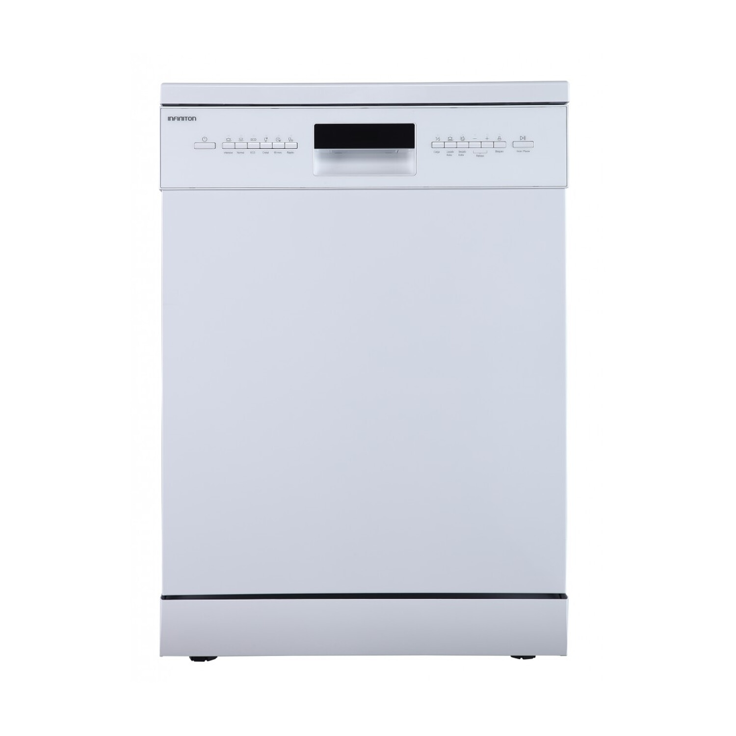 Lavavajillas libre instalación 60 cm - INFINITON DIW-6115B3, 14 servicios, 6 programas, 598 mm, Blanco