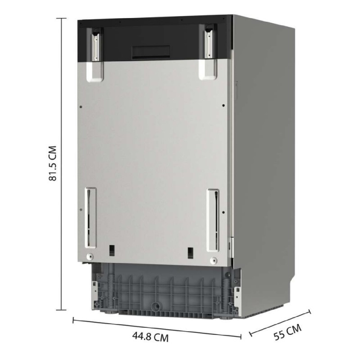 Lavavajillas libre instalación 45 cm - CECOTEC Bolero Aguazero 4270 Full-BI, 6 programas, 44,7 cm, Blanco