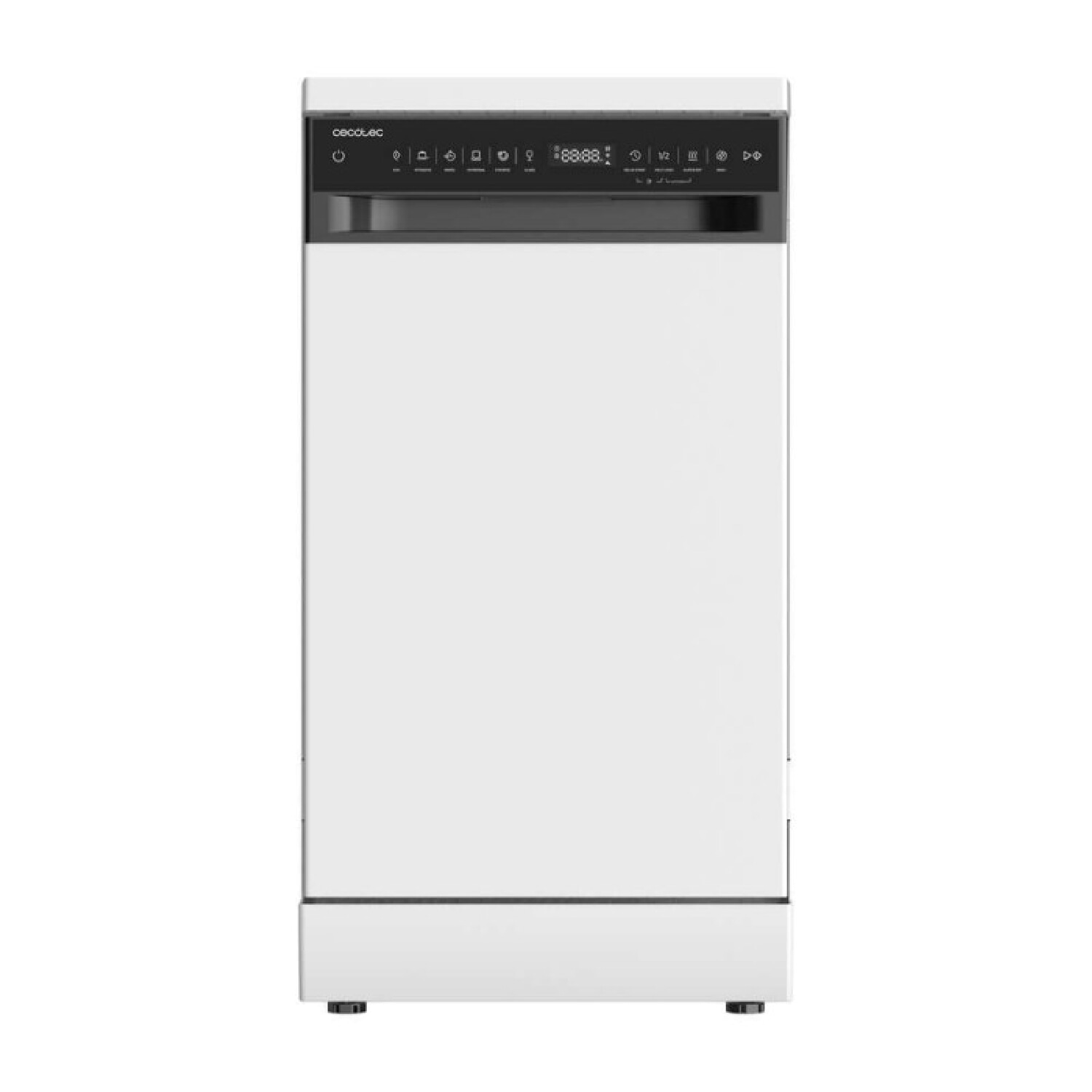 Lavavajillas libre instalación 45 cm - CECOTEC Bolero Aguazero 4360, 6 programas, 44,7 cm, Blanco