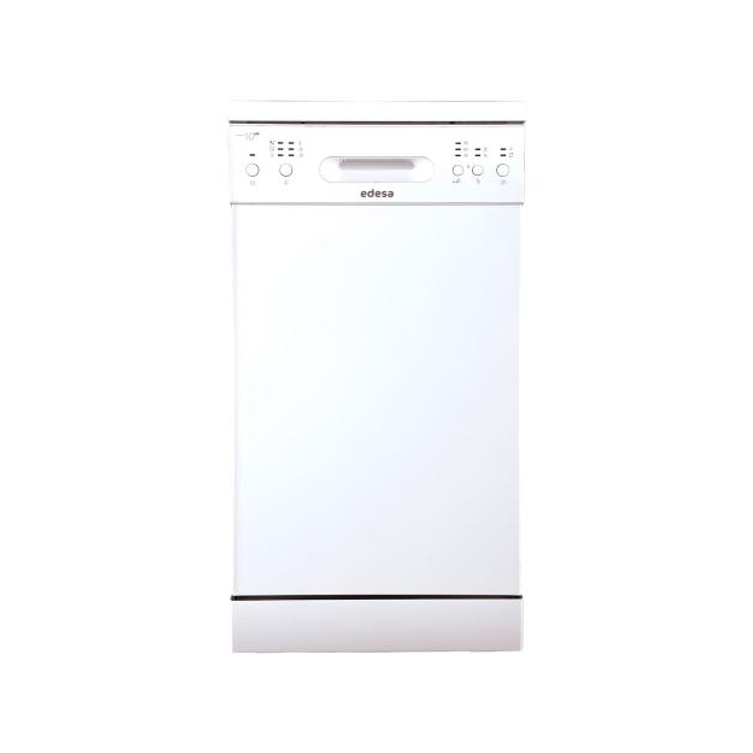 Lavavajillas libre instalación 45 cm - EDESA EDW-4610 WH, 10 servicios, 6 programas, 44,8 cm, Inox