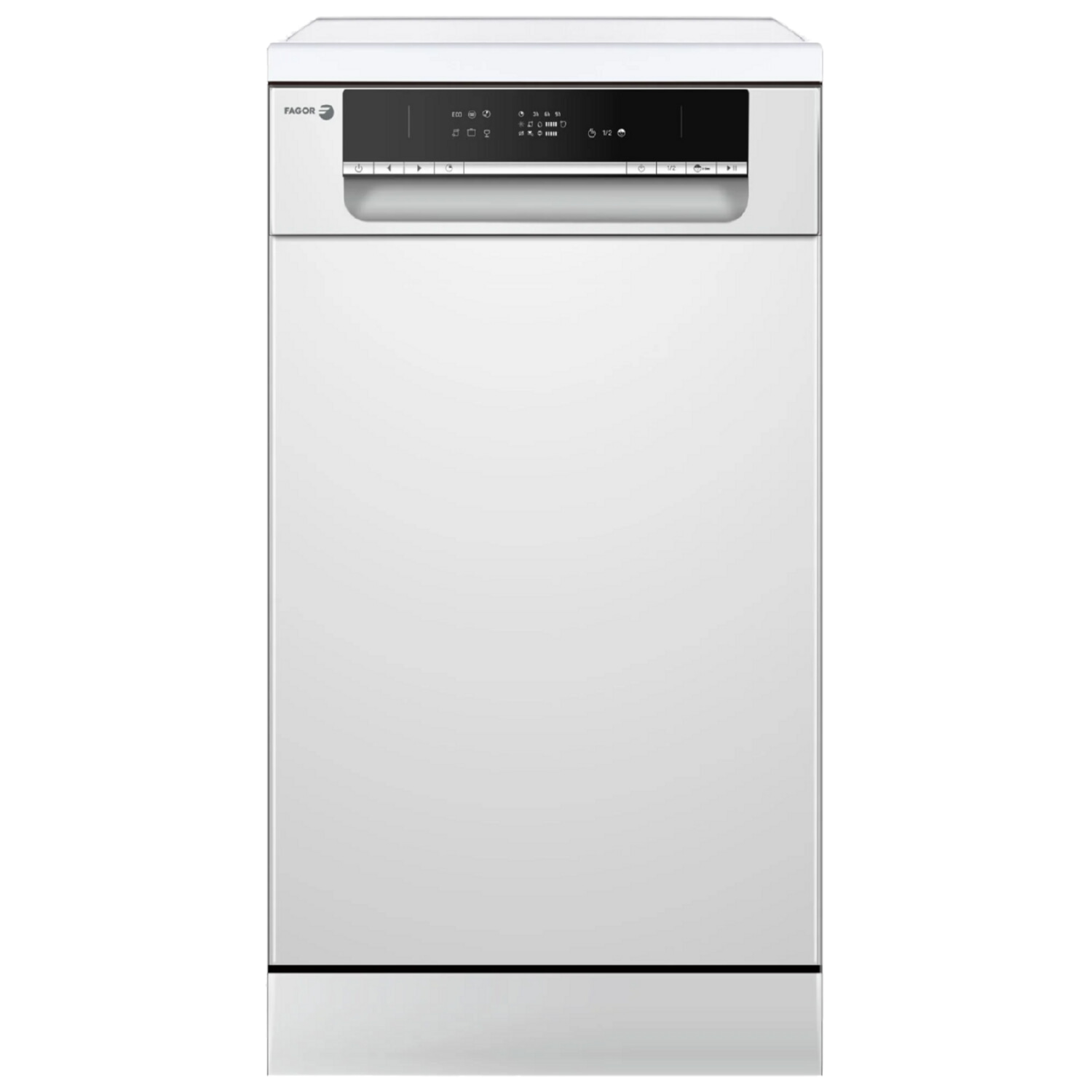 Lavavajillas libre instalación 45 cm - FAGOR 4LVF-421, 10 servicios, 6 programas, 44,8 cm, Blanco