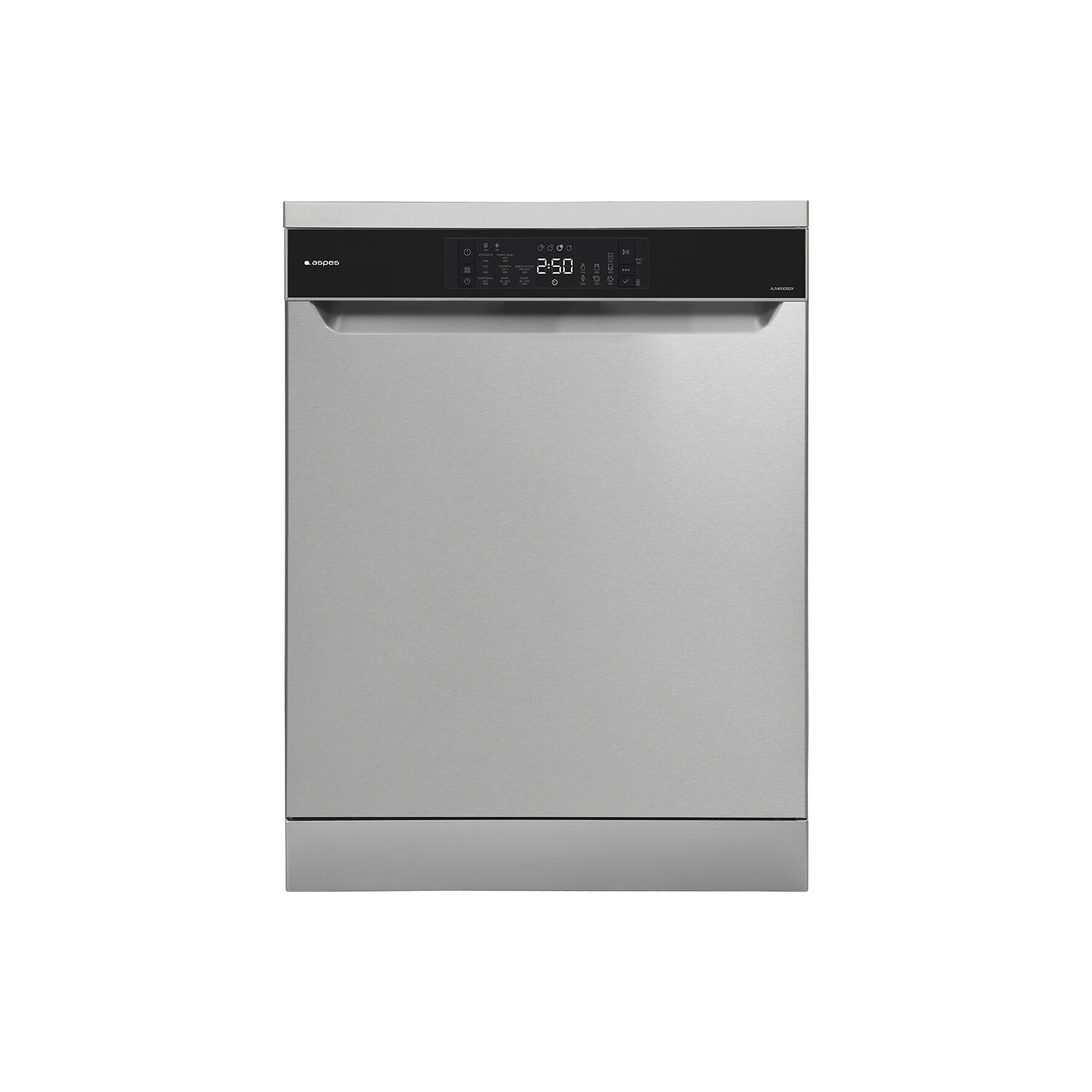 Lavavajillas libre instalación 60 cm - ASPES AJ14600BDX, 14 servicios, 8 programas, 598 mm, Not available