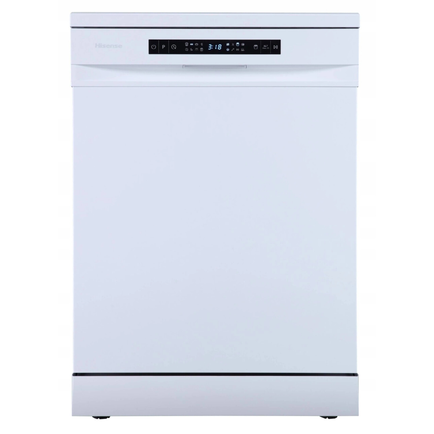 Lavavajillas libre instalación 60 cm - HISENSE HS643D10W, 14 servicios, 7 programas, 598 mm, Blanca