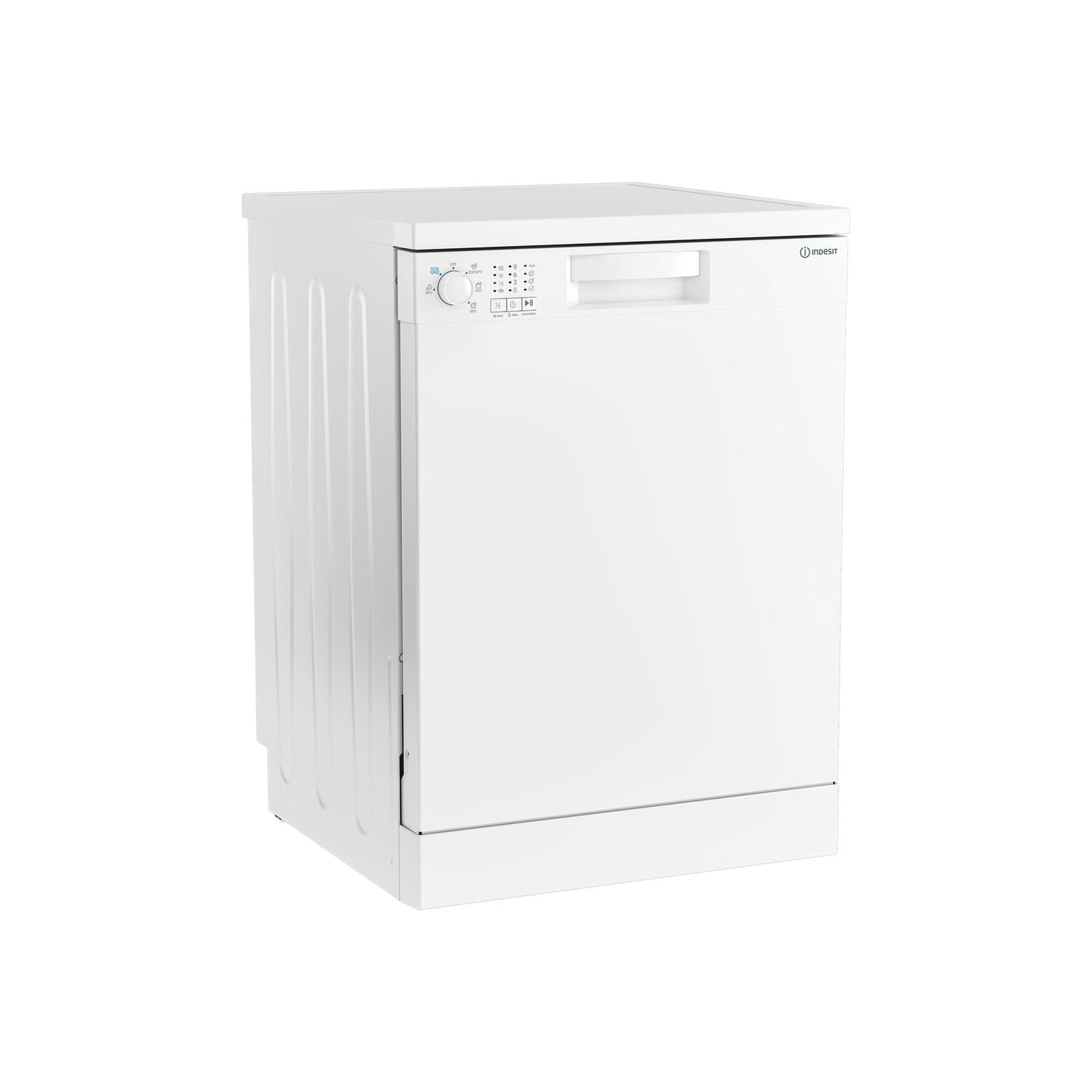 Lavavajillas libre instalación 60 cm - INDESIT IN2FE13DT9W, 13 servicios, 5 programas, 600 mm, Blanco