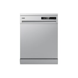 Lavavajillas libre instalación 60 cm - SVAN SJ13601EDX, 14 servicios, 6 programas, 590 mm, Acero inoxidable