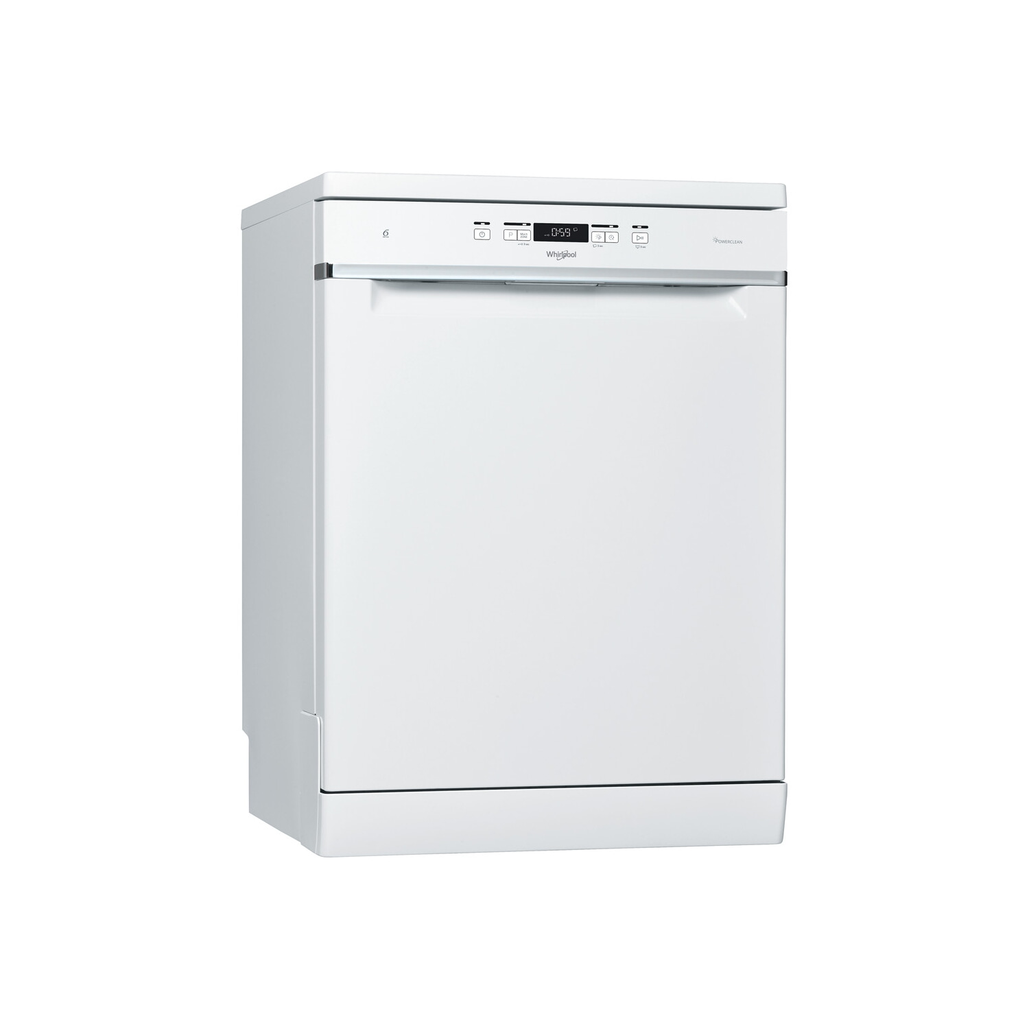 Lavavajillas libre instalación 60 cm - WHIRLPOOL WFC 3C34 P, 14 servicios, 8 programas, 600 mm, Blanco