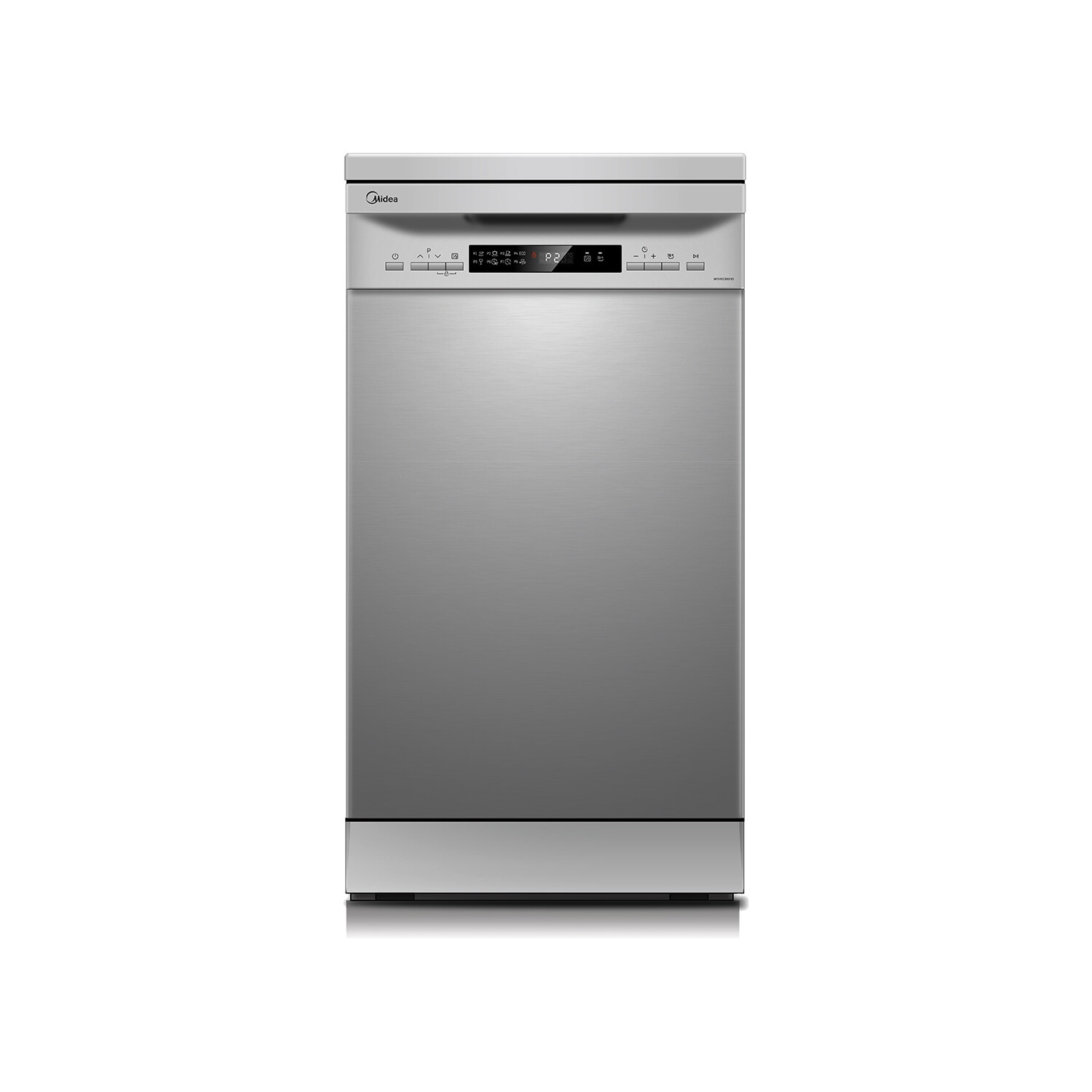 Lavavajillas libre instalación 45 cm - MIDEA MFD45S200X.2-ES, 8 programas, 448 mm