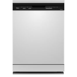 Lavavajillas libre instalación 60 cm - MIDEA MFD60S090W-ES, 12 servicios, 4 programas, 600 mm, Blanco