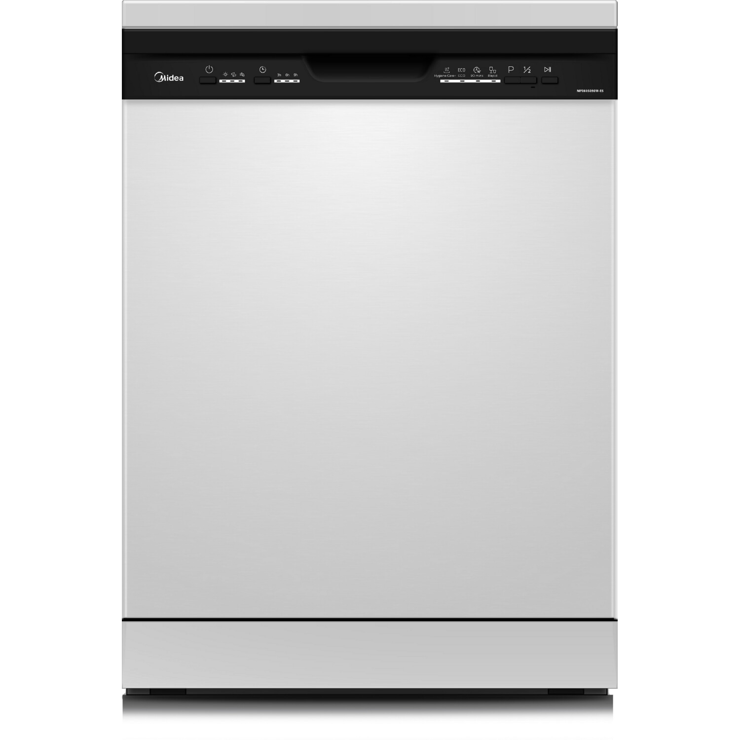 Lavavajillas libre instalación 60 cm - MIDEA MFD60S090W-ES, 12 servicios, 4 programas, 600 mm, Blanco