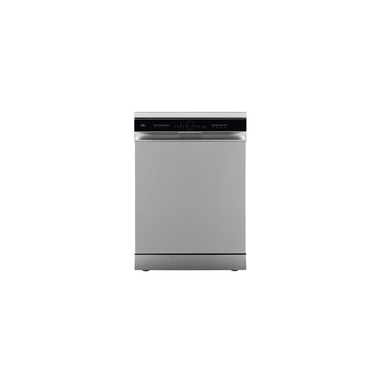 Lavavajillas - ok. ODW 6071-1 E FS S, 13 Servicios, 6 Programas, 59.8 cm Ancho, 11l por Ciclo, Plata