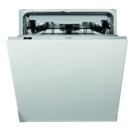 Lavavajillas integrable - Whirlpool WI 7020 PF, 14 cubiertos, 8 programas, 60 cm, Tercera bandeja, PowerClean Pro, Sin panelar