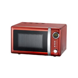 Microondas - MELISSA 163-30109, 700 W, 5 potencia, 20 l, Rojo