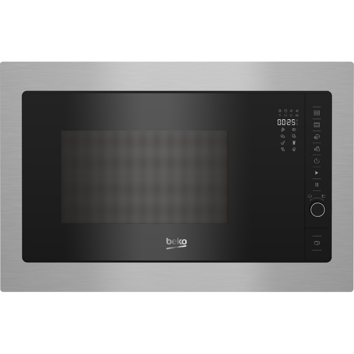 Microondas - BEKO BMGB 25332 BG, 900 W, 5 potencia, 25 l, Inox