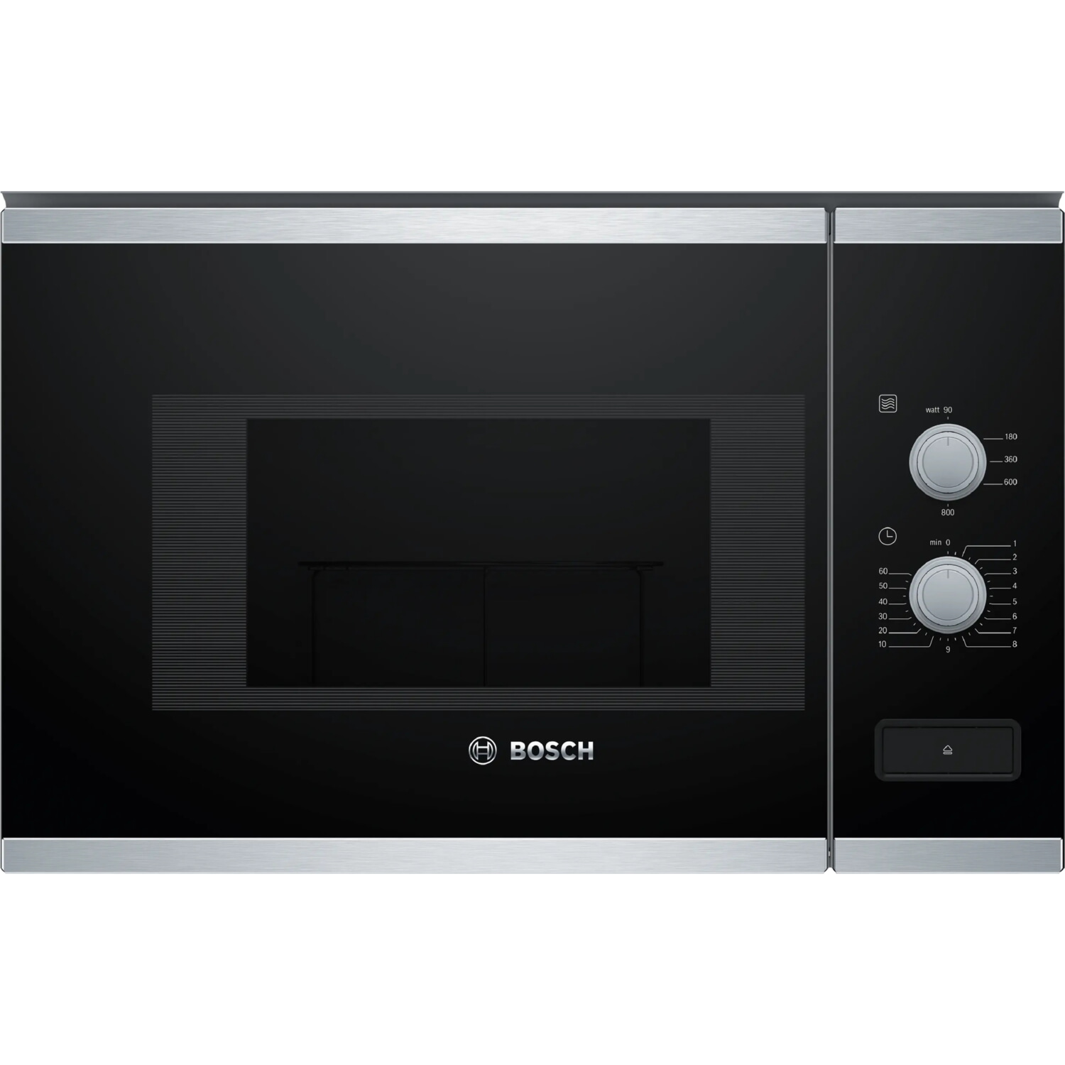 Microondas - BOSCH, BFL520MS0, 20 Litros, 5 Niveles, 800 W, Integrable, Negro