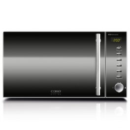Microondas - CASO 3315, 800 W, 5 potencia, 20 l, Plata
