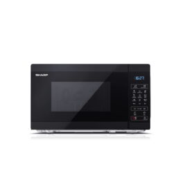 Microondas con grill - SHARP SHAYCMG02EB, 800 W, 11 potencia, 20 l, Negro