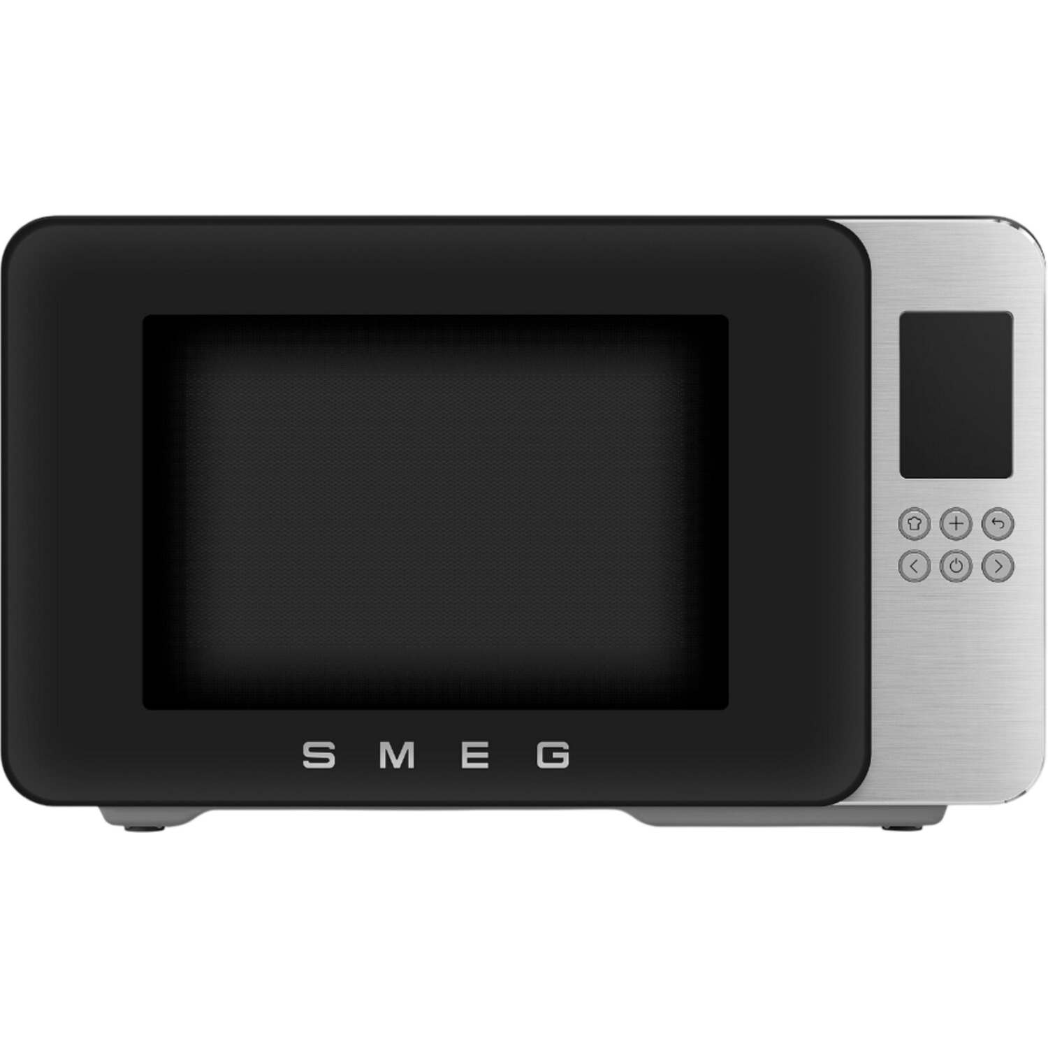 Microondas con grill - SMEG MOC01BLMEU, 1450 W, 29 l, Negro mate