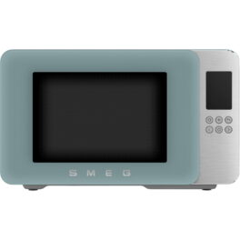 Microondas con grill - SMEG MOC01EGMEU, 1450 W, 29 l, Verde esmeralda mate