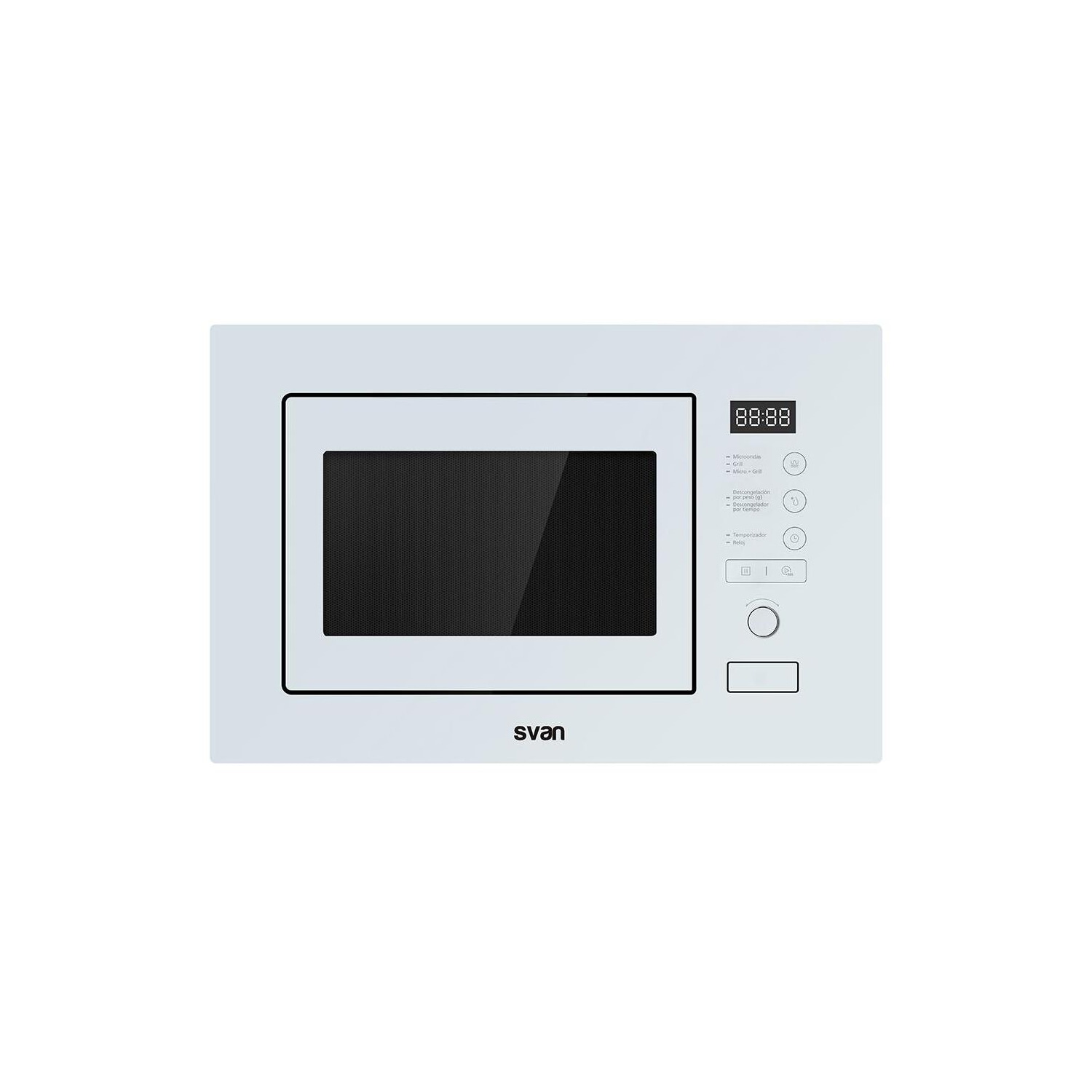 Microondas de integración - SVAN SMWI2800DGB, 800 W, 5 potencia, 20 l, Not available