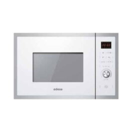 Microondas - EDESA 929270349, 1450 W, 5 potencia, 25 l, Cristal Blanco