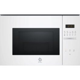 Microondas integrable - Balay 3CG5172B2, Grill, 800W, 20 L, 5 potencias, Control deslizante, Aquálisis, Blanco