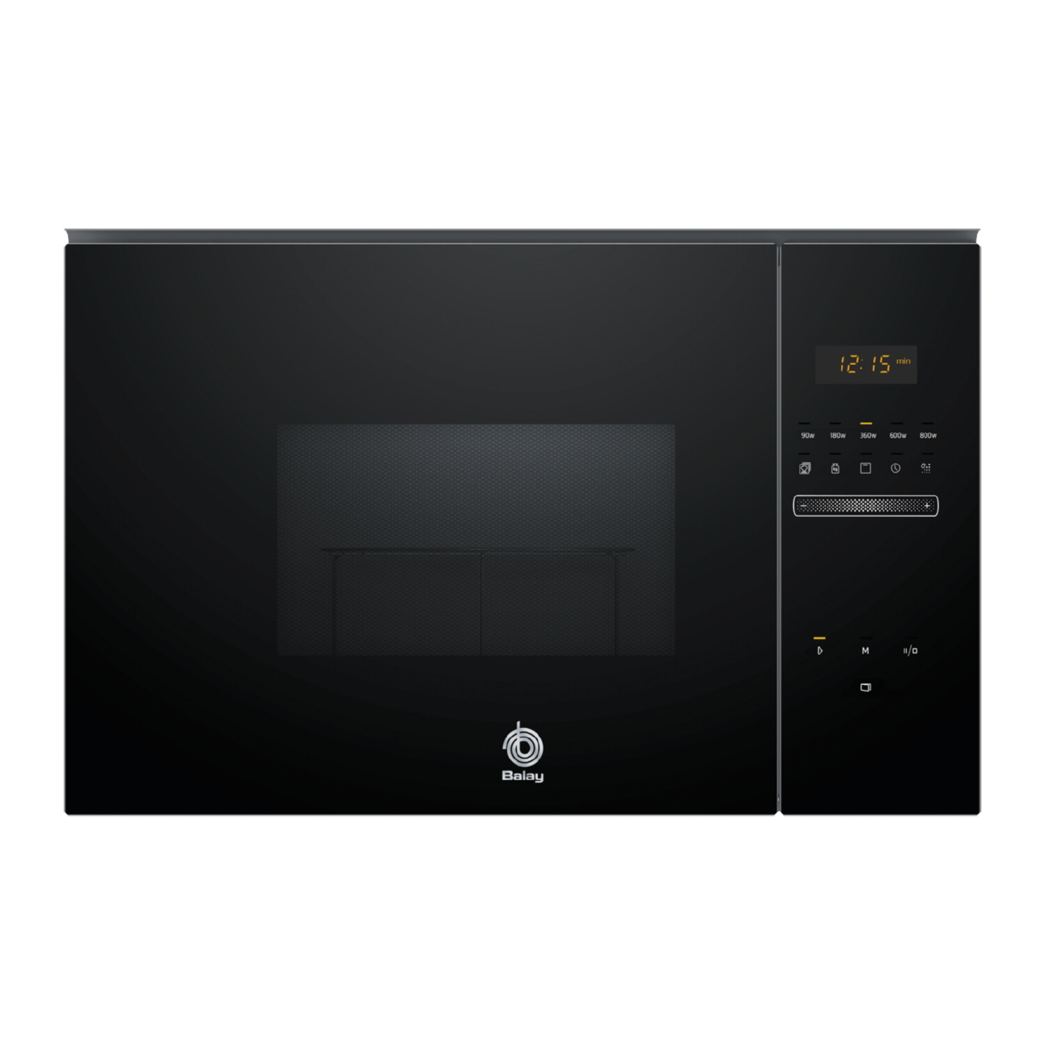 Microondas integrable - Balay 3CG5172N2, 800 W, 5 niveles, 20 l, Negro