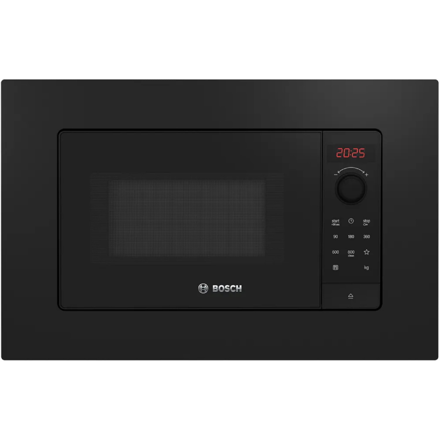 Microondas integrable - BOSCH BFL623MB4, 800 W, 5 potencia, 20 l, Negro